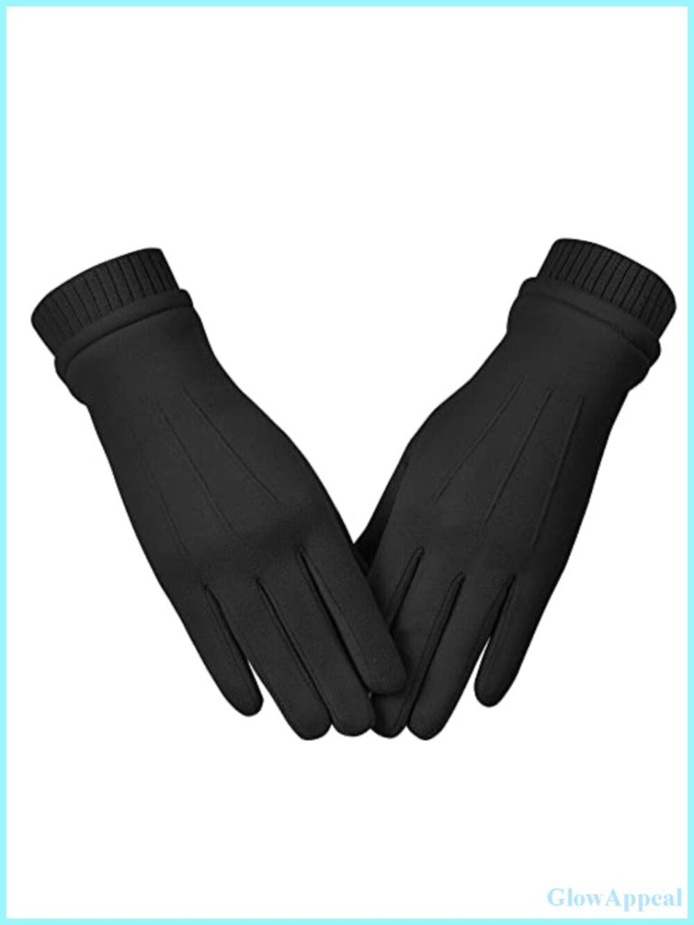 Women's Warm Suede Touchscreen Gloves with Wool Lining